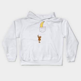 Midnight Banana Heist Kids Hoodie